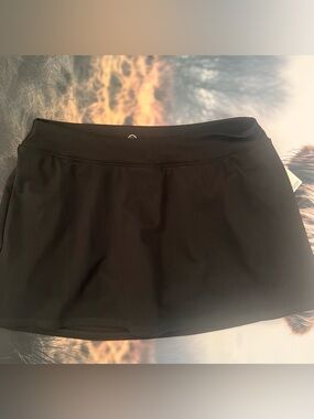 Gilly Hicks Black Athletic Skort with Built-In Shorts